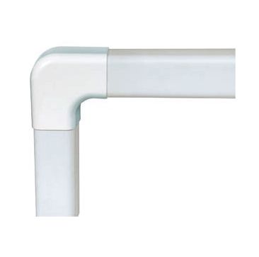 Plastic Trunking Climaplus 125 x 75mm Flat Elbow