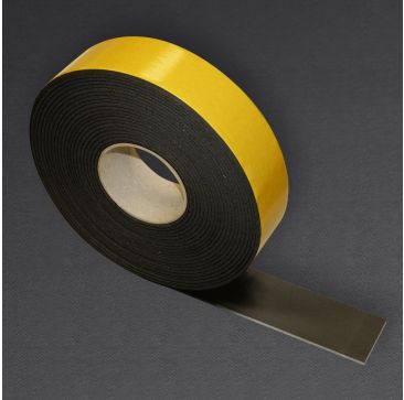 K-Flex Pipe Insulation Lagging Tape 50mm x 3mm x 15m Black Foam Class O