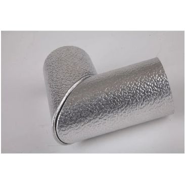 Aluminium Stucco Circ Casing 35mm x 30mm 90 degree Elbow Cladding