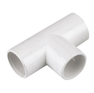 Overflow Pipe White Drain Tee 21.5mm 3/4