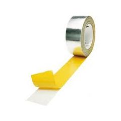 Silver Coloured Duct Insulation Tape 25m x 30mm x 0.18mm