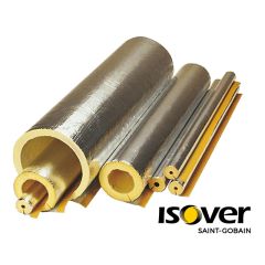 Isover ClimPipe Glasswool Pipe Insulation Alu2