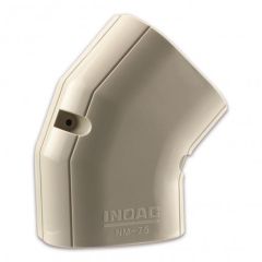 Inoac Plastic Pipe Trunking 60mm 45 Degree Horizontal Elbow Nm-60