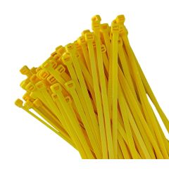 Fluorescent Yellow Cable Ties 370 x 4.8mm - Pack of 100