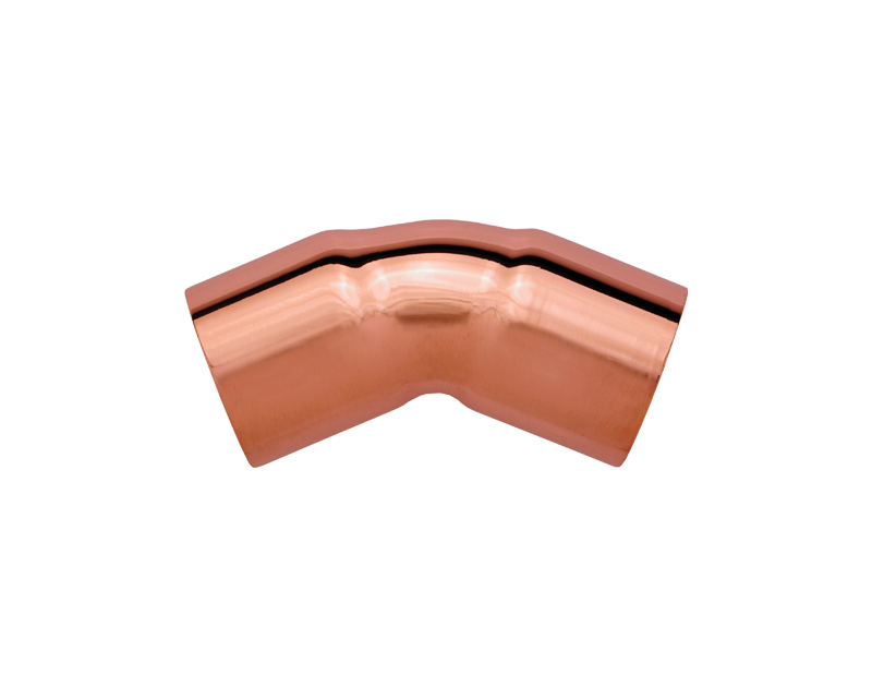 B334 1 3/8 45 Degree Refrigeration Copper Elbow