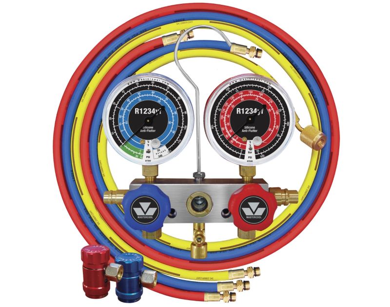 Mastercool 83272 Automotive Air Conditioning R1234YF Manifold Gauge Set