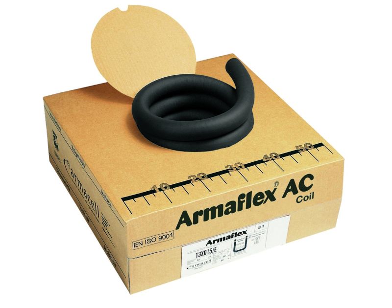 Armaflex Class O Pipe Insulation 26m Coil 22mm Bore 13mm Thick 7/8 x 1/2.