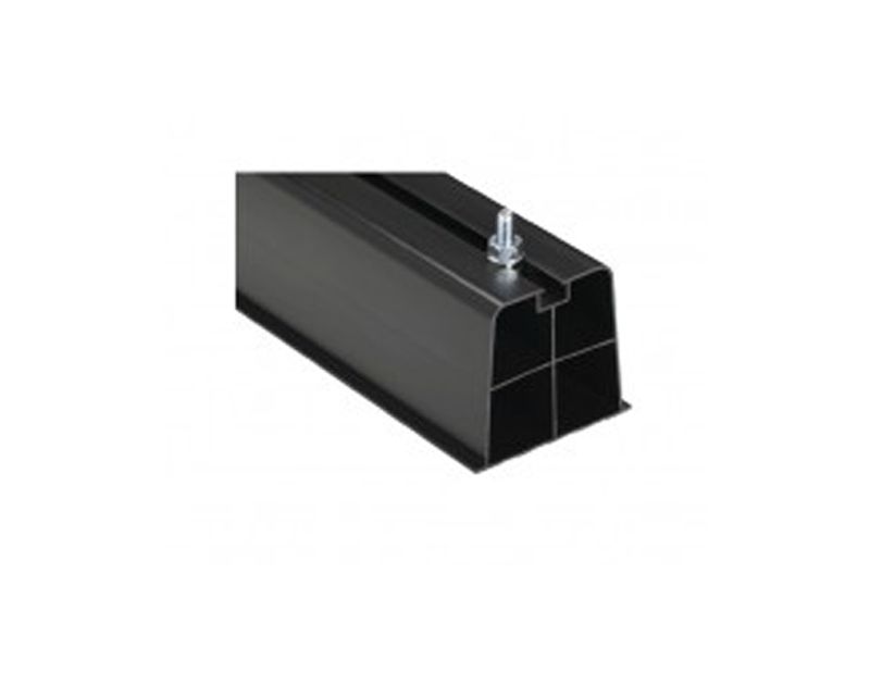 Black Plastic Mounting Blocks Feet 1m 240kg Load CMB-1000 Condenser