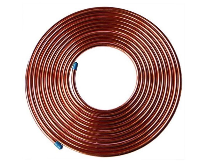 Air Conditioning Copper Tube Refrigeration Grade Pipe 9.53mm 3/8 6m