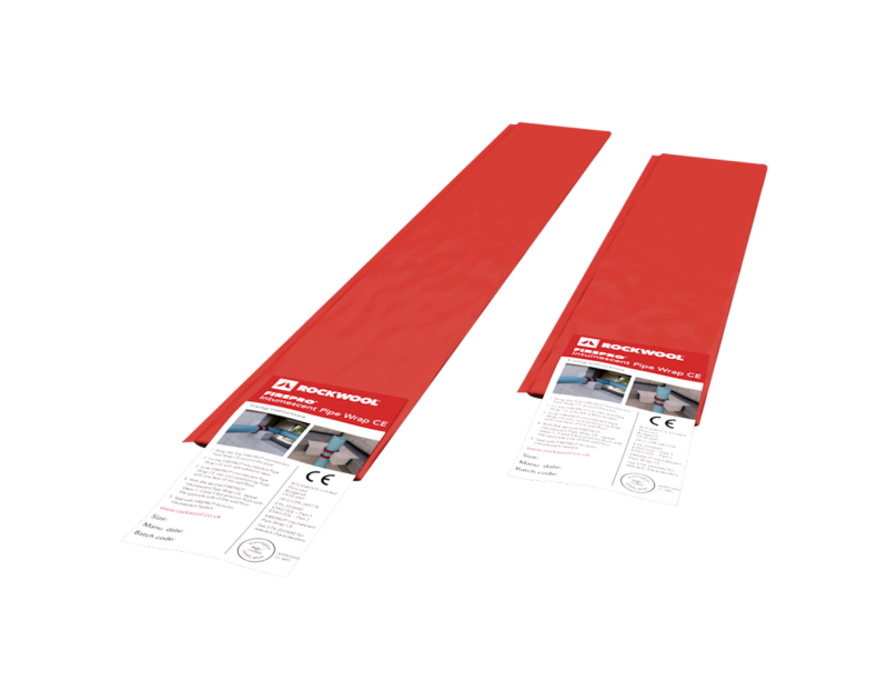 Rockwool CE Intumescent Pipe Wrap 55mm Diameter