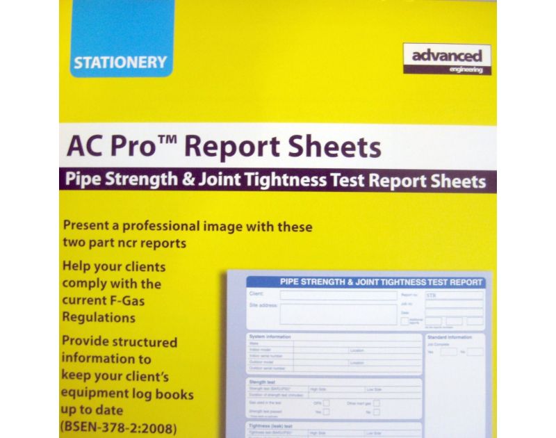 AC Pro Pipe Strength and Joint Test Report Pad