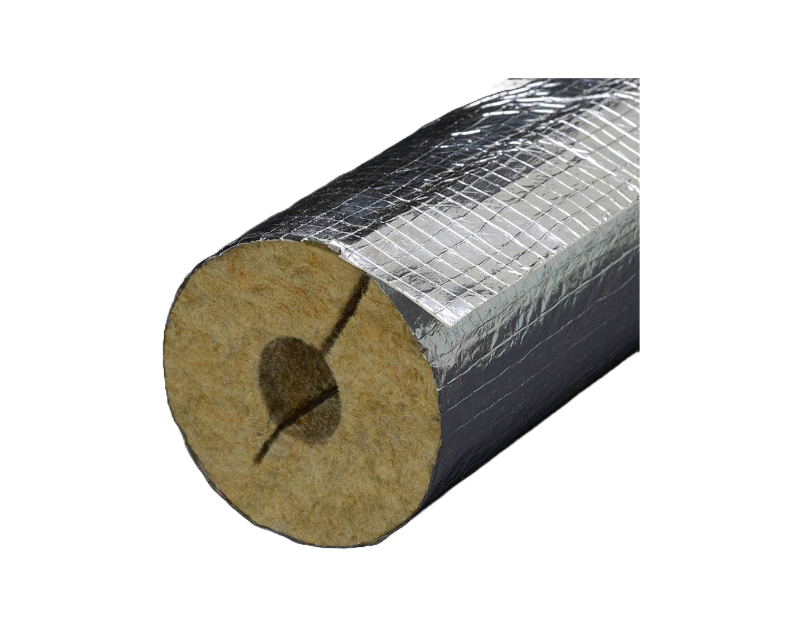 K-Rock Wool Mineral Pipe Insulation Lagging